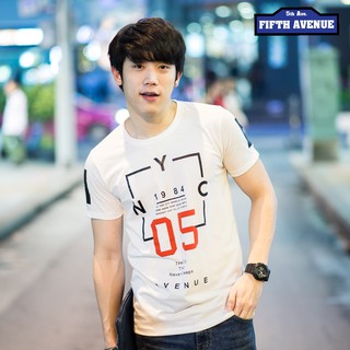 เสื้อยืดขายดี5thave เสื้อยืดแขนสั้น รุ่น Out of frame 05S-3XL