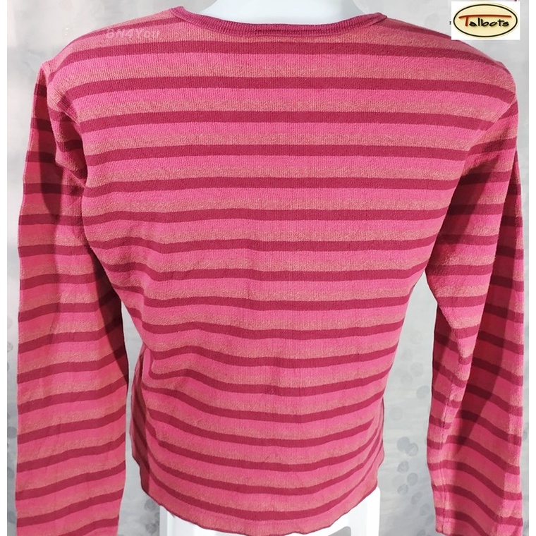 talbots-เสื้อครอป-สีแดงลาย-ไซส์-40-สภาพสวยเหมือนใหม่