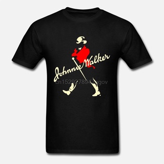 ใหม่ เสื้อยืด ลาย Johnnie Johnny Walker Whiskey Booze Alcohol Ehjojn66Lekcdc61