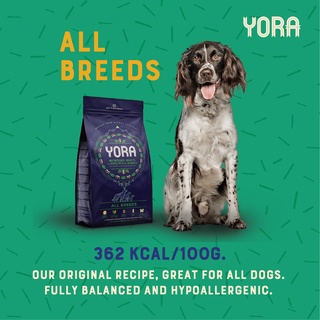 อาหารสุนัข YORA All Breeds อาหารสำหรับสุนัขโตเต็มวัย ทุกสายพันธุ์ 1.5KG