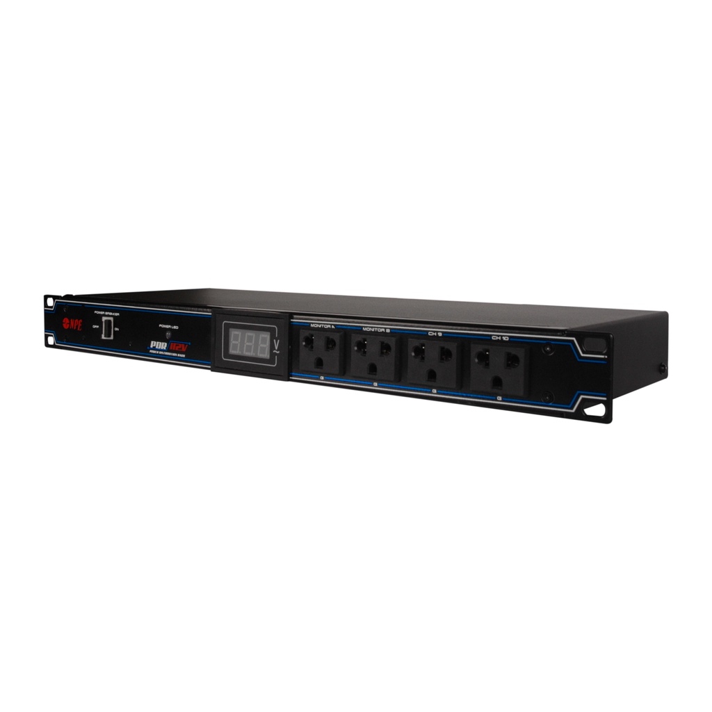 npe-pdr-112v-กล่องปลั๊กไฟติดแร็ค-ขนาด-1u-power-distribution-rack