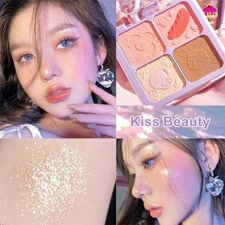 Kiss Beauty Sweetheart อายแชโดว์พาเลทเนื้อแมทกันน้ํา