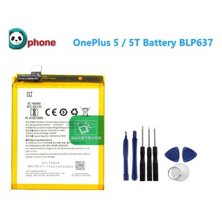 สินค้า แบตเตอรี่ OnePlus 5 / 5T Battery BLP637 แบตเตอรี่ OnePlus 5,A5000(BLP637) แบต OnePlus 5 BLP637