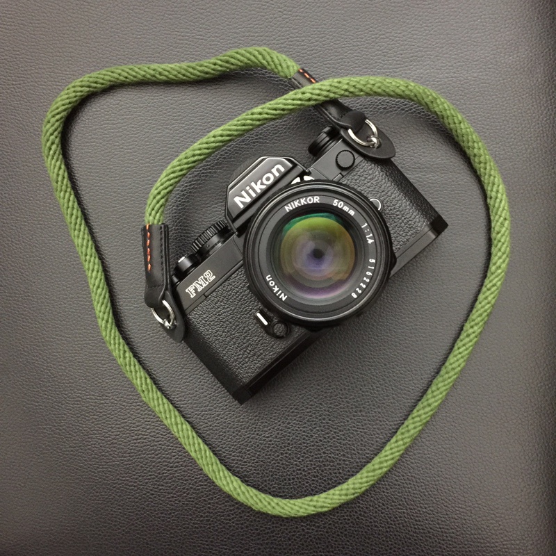 สายคล้องกล้อง-nikon-fm2-เชือก-cotton-แบบห่วง