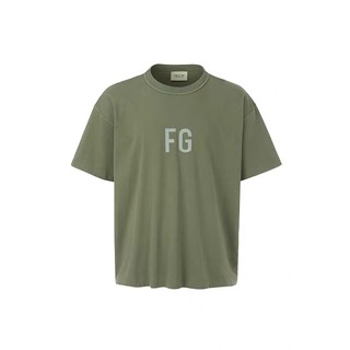 Fg เสื้อยืด สีเขียวทหาร สะท้อนแสง เลเซอร์ 6th