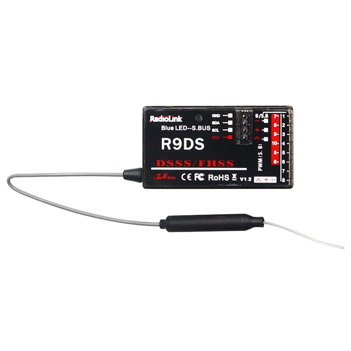 [รีซีฟ] Radiolink R9DS 10-CH 2.4GHz DSSS and FHSS Receiver | Shopee ...