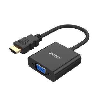 สินค้า UNITEK HDMI to VGA Adapter with 3.5mm for Stereo Audio รุ่น Y-6333