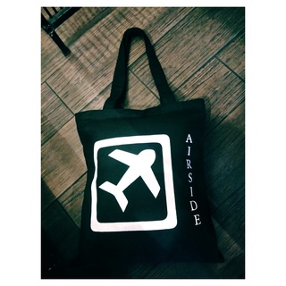 สินค้า กระเป๋าผ้า กระเป๋าผ้าแคนวาส Canvas Tote Bag สนามบิน Airport - New Collection -