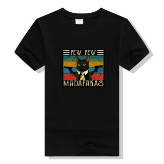 [S-5XL] เสื้อยืดคอกลม ผ้าฝ้าย 100% พิมพ์ลาย Pew Pew Madafakas สไตล์วินเทจ แฟชั่นฤดูร้อน สําหรับผู้ชาย และผู้หญิง
