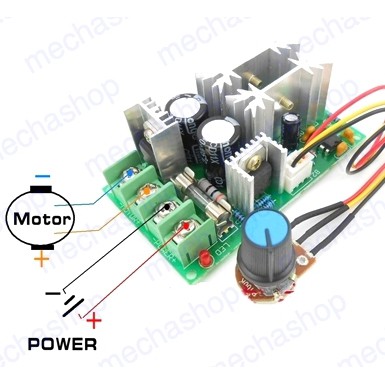 ดิมเมอร์มอเตอร์-ควบคุมความเร็วดีซีมอเตอร์-ปรับรอบมอเตอร์-dc-motor-speed-regulator-12v-24v-36v-48v-20a