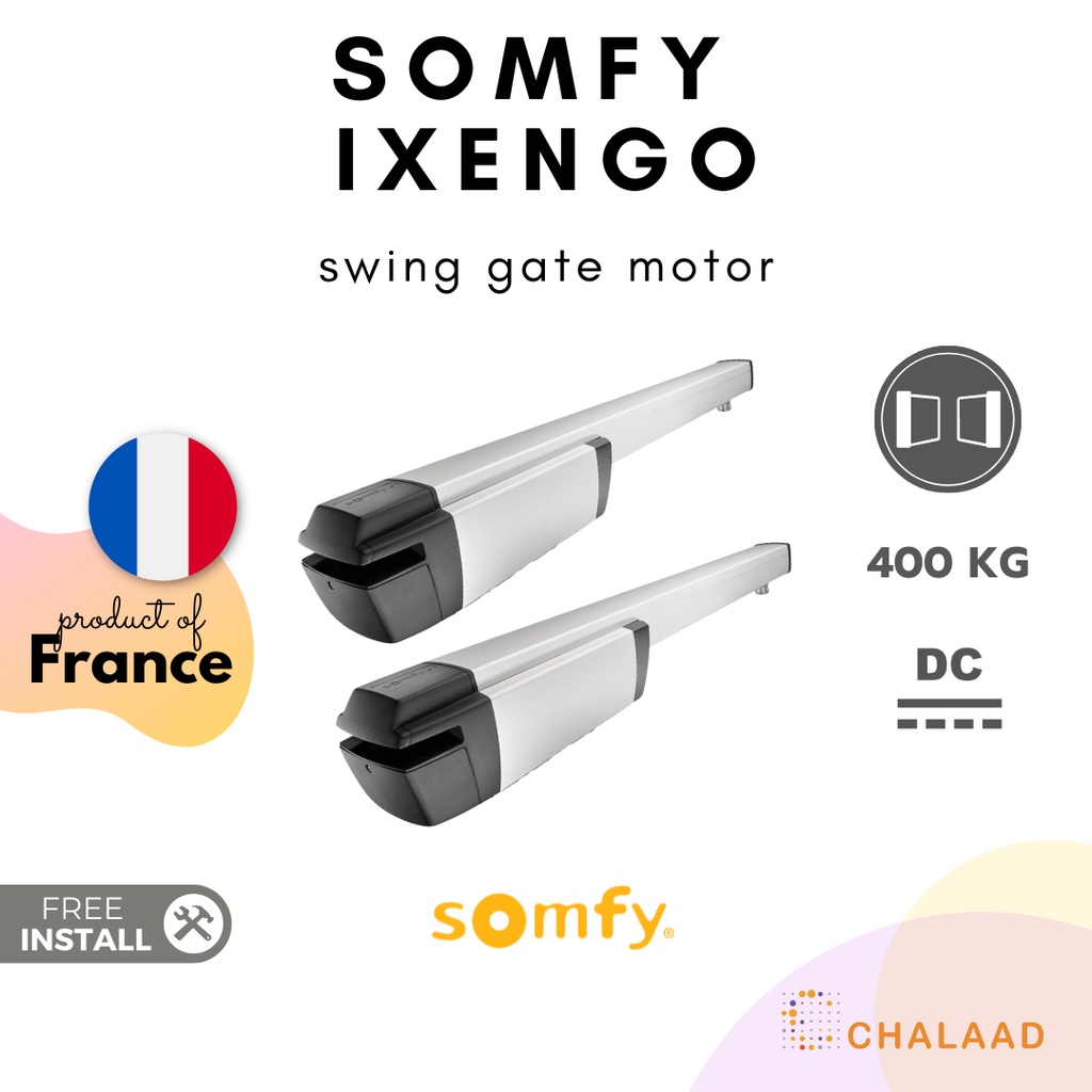 รวมติดตั้ง-somfy-ixengo-มอเตอร์รั้ว-สวิง-เฟี้ยม-สั่งผ่านมือถือ-รั้วไฟฟ้า-สั่งด้วยเสียง-รองรับ-apple-homekit-google