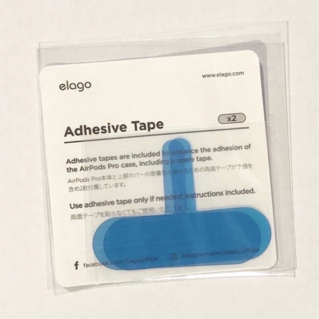 elago Sticker for AirPods Pro1,2,3&Gen3,4 สติกเกอร์สำหรับยึดฝาเคส ช่วย ...