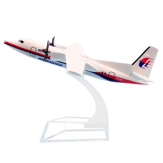 ภาพหน้าปกสินค้า[16cm] โมเดลเครื่องบิน Malaysia Airlines FOKKER 50 (Aircraft Metal Model) วัสดุทำจากเหล็ก พร้อมฐาน ของเล่น ของสะสม ซึ่งคุณอาจชอบราคาและรีวิวของสินค้านี้