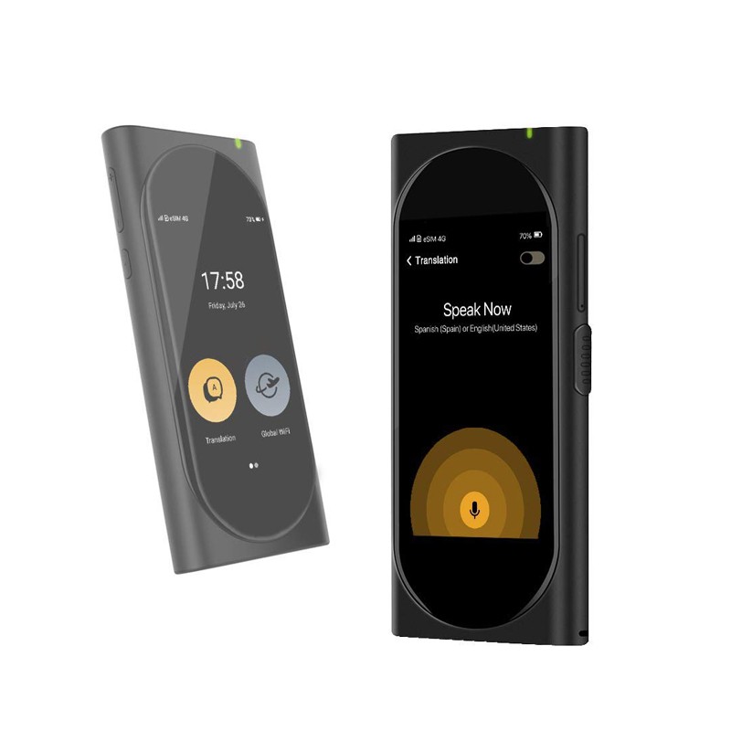เครื่องแปลภาษา Langogo Pocket AI Translator ทั่วโลก WiFi Hotspot , eSIM รองรับ 4G ทั่วโลก สำหรับ