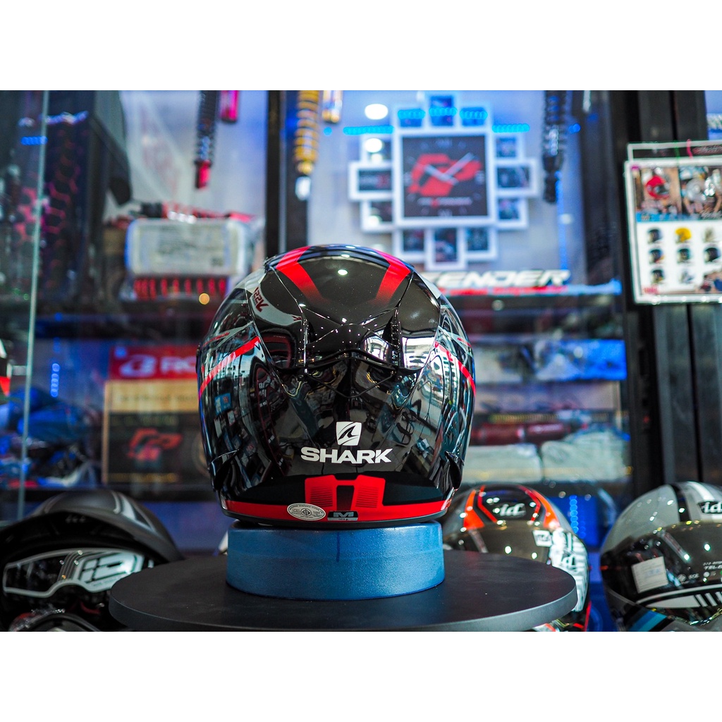 หมวกกันน็อค-shark-race-r-pro-aspy-black-anthracite-red-รับประกัน-5ปี-เต็ม