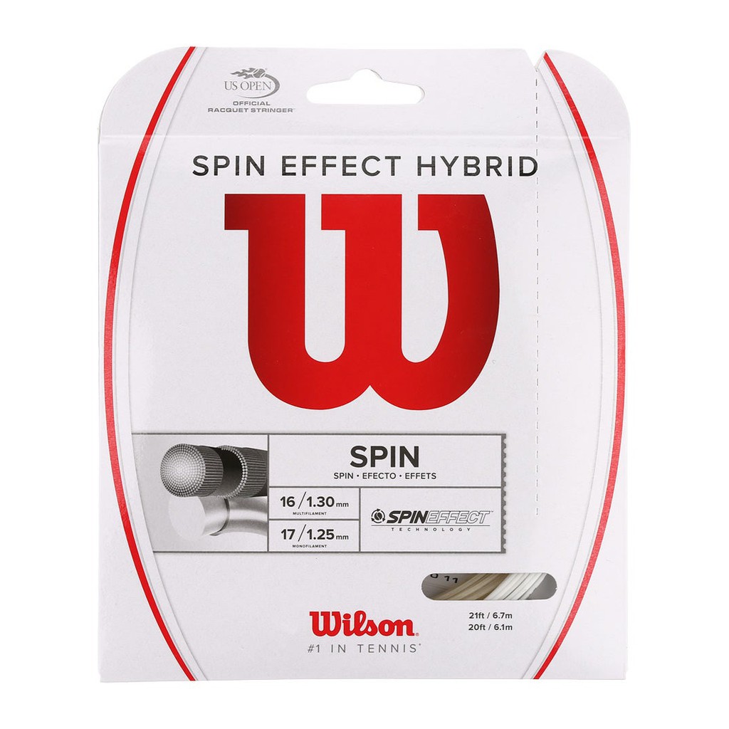 WILSON Spin Effect Hybrid เอ็นไม้เทนนิส Tennis String เอ็นเทนนิส ไม้ ...