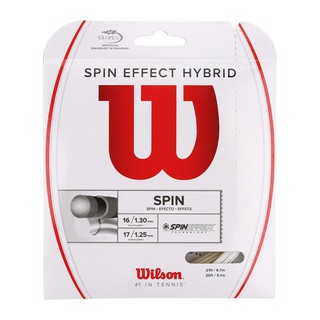 WILSON Spin Effect Hybrid เอ็นไม้เทนนิส Tennis String เอ็นเทนนิส ไม้เทนนิส เทนนิส LUXILON SOLINCO BABOLAT TECNIFIBRE