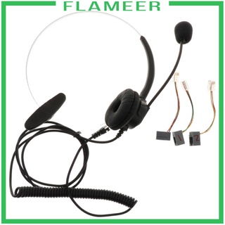 [Flameer] Rj9 Call Center ชุดหูฟังตัดเสียงรบกวน / หูฟังตั้งโต๊ะ