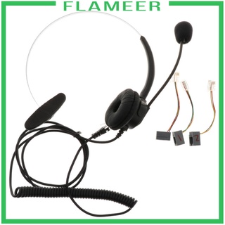[Flameer] Rj9 Call Center ชุดหูฟังตัดเสียงรบกวน / หูฟังตั้งโต๊ะ