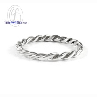 Finejewelthai แหวนเงินแท้-แหวนมินิมอล-Minimal-Silver-Ring - R123200