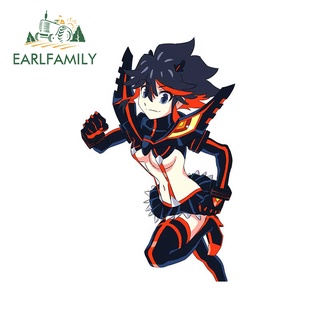 Earlfamily สติกเกอร์ไวนิล ลายการ์ตูนอนิเมะ KILL la KILL กันน้ํา กันรอยขีดข่วน ขนาด 13 ซม. X 8.2 ซม. สําหรับติดตกแต่งรถยนต์