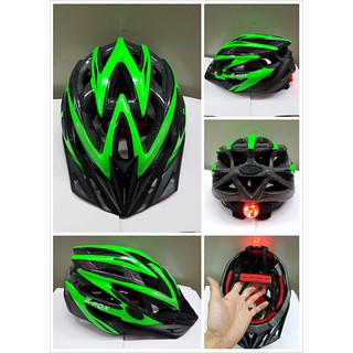 หมวกจักรยาน X-FOX Cycling Helmet มีไฟ LED ราคาสุดคุ้ม MS-LW450