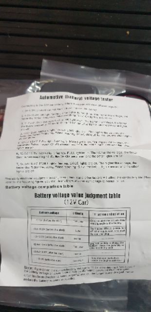 เครื่องมือจำเป็นติดรถยนต์-วัดการสถานะแบตเตอรี่และไดชาร์ท-ด้วยตนเอง