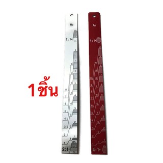 สินค้า ไม้วัดสี ไม้กวนสี ไม้คนสี มี2ด้าน 4:1 และ 2:1 จำนวน1ชิ้น