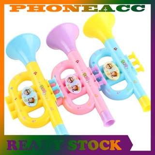 Phoneacc เครื่องดนตรีทรัมเป็ตฮอร์น หลากสี ของเล่นเสริมการเรียนรู้เด็ก 1 ชิ้น