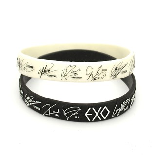 ภาพขนาดย่อของภาพหน้าปกสินค้าริชแบรนด์ KPOP EXO Wristbrands 3D Print จากร้าน chakshop บน Shopee