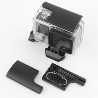 สินค้า คลิปล็อคพลาสติกกันน้ํา 2 ชิ้นสําหรับ Gopro Hero 3 + Hero 4