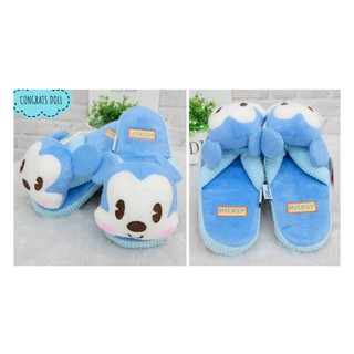 (ลิขสิทธิ์แท้ ส่งฟรี) รองเท้าเดินในบ้าน Slipper มิกกี้ เม้าส์ Mickey Mouse