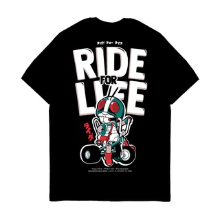 เสื้อยืดผู้ชาย เสื้อยืด ลาย Kizaru Origin RIDE FOR LIFE S-5XL