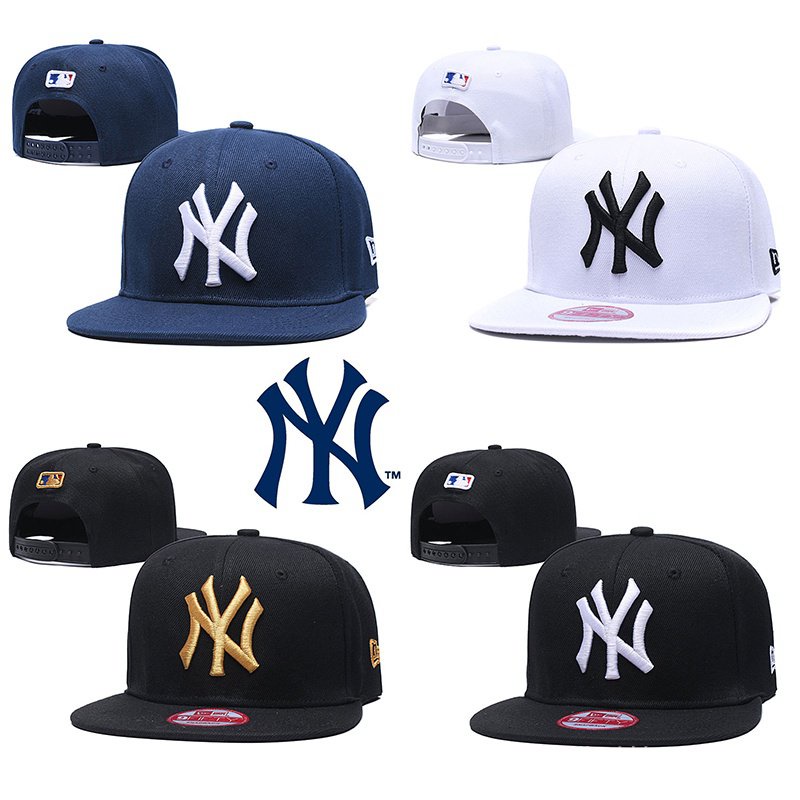 หมวกแก๊ป-mlb-นิวยอร์ก-yankees-หมวกสแน็ปแบ็ค-หมวกฮิปฮอป-หมวกกันแดด-หมวก-unisex-หมวกธรรมดา-pegc