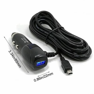 สายชาร์จกล้องติดรถยนต์ 1 port  มี USB 1ช่องสำหรับชาร์จ โทรศัพท์