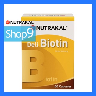 ภาพหน้าปกสินค้าNUTRAKAL DELI BIOTIN (60 CAPSULES) (EXP 06/25) นูทราแคล เดลิ ไบโอติน (60 แคปซูล) ที่เกี่ยวข้อง