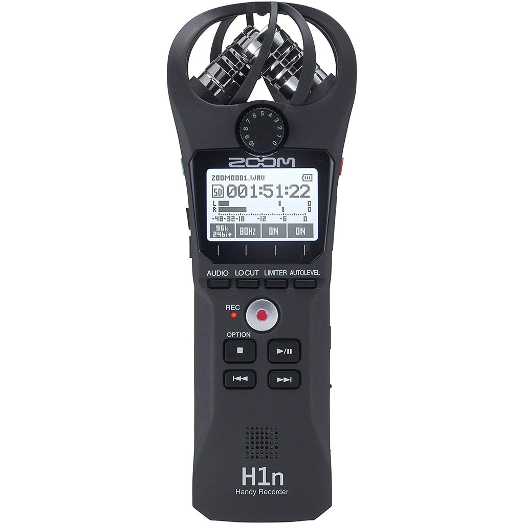 zoom-h1n-handy-recorder-เครื่องบันทึกเสียงขนาดพกพา-พร้อมไมค์สเตอริโอในตัว-ประกันศูนย์-1-ปี