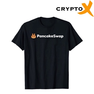 Pancakeswap Full Logo T-Shirt premium cotton