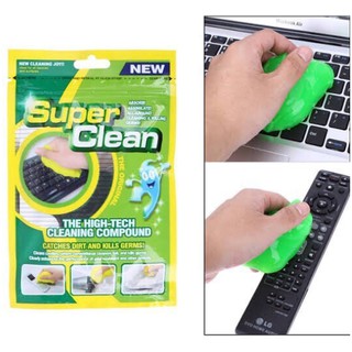 Super Clean เจลทำความสะอาด เจลกำจัดฝุ่น ตามซอกสกปรก คีย์บอร์ด รีโมท ช่องแอร์รถยนต์ Super Clean(ซูเปอร์ คลีน)