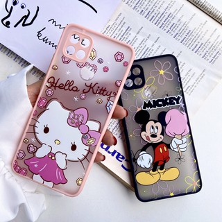 A53 A83 A59 A57 A31 OPPO หลังขุ่น สกรีน เคสการ์ตูน หมีพูห์ คิตตี้ สติช มิกกี้ ม่อน ลายน่ารักๆ