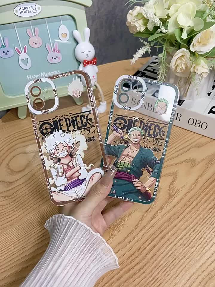 เคสโทรศัพท์มือถือแบบนิ่ม-tpu-ใส-กันกระแทก-ลายการ์ตูนญี่ปุ่น-one-piece-nica-luffy-สําหรับ-iphone-11-12-pro-6-6s-7-8-plus-x-xs-xr-max