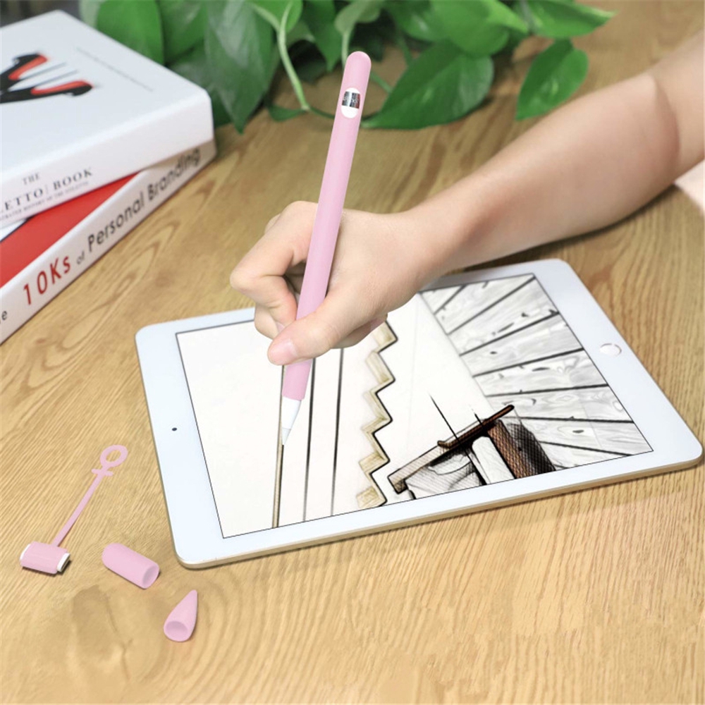 เคสซิลิโคนนิ่ม-ป้องกันฝุ่น-สําหรับ-apple-pencil-4-in-1-apple-pencil-1st