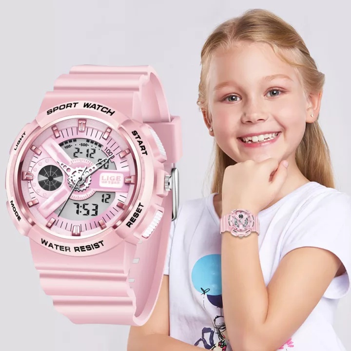 lige-นาฬิกาข้อมือดิจิทัล-กันน้ํา-สไตล์สปอร์ต-แฟชั่นสําหรับเด็กผู้ชาย-เด็กผู้หญิง