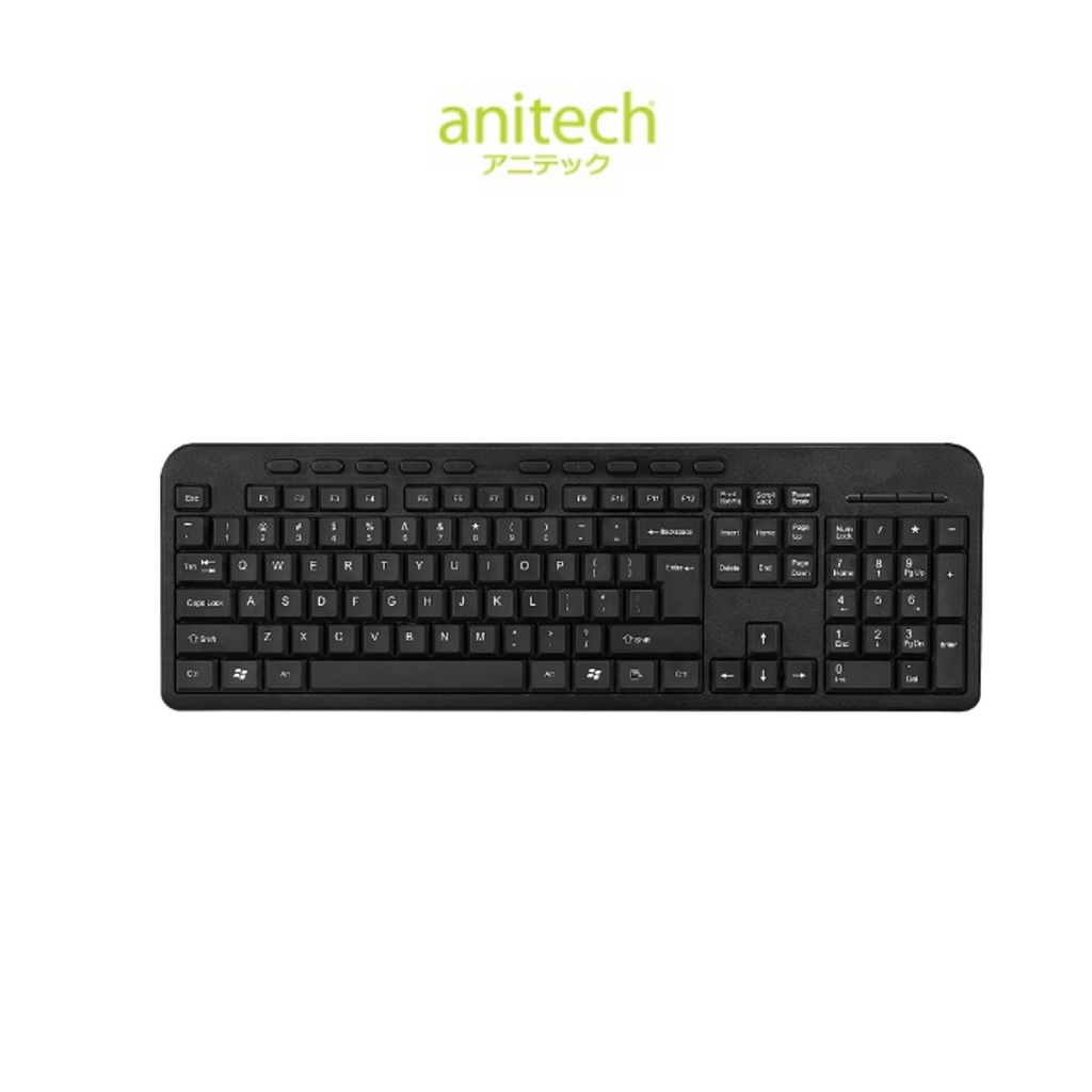 มีประกัน-anitech-แอนิเทค-keyboard-คีย์บอร์ดcแบบมีสาย-รุ่น-p819