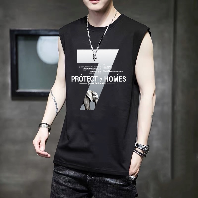 fashion-shoes-เสื้อแขนกุดผู้ชาย-เสื้อกล้ามผู้ชาย-เสื้อคอกลมแฟชั่นสำหรับผู้ชาย-b00178