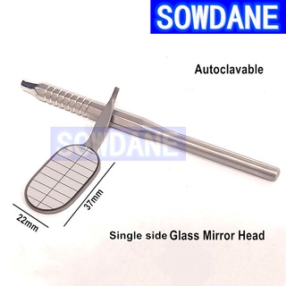 Dental Teeth Whitening Mouth Mirror Oral Examination Tool Teeth Cleaning Tool Oral Care Hygiene Stainless Steel Glass Mi