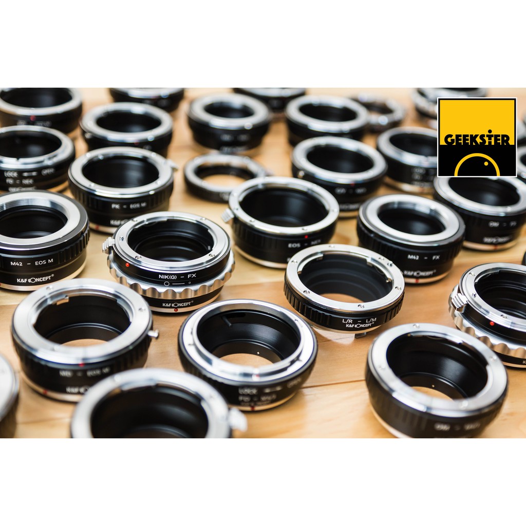 ภาพหน้าปกสินค้าเมาท์แปลง K&F LM-FX ( Leica M / LM - Fuji X Lens Adapter / ไลก้า KF ) จากร้าน geekster บน Shopee