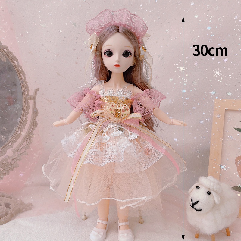 ภาพหน้าปกสินค้าตุ๊กตาน่ารัก 3D ตาโต 30 ซม. จากร้าน sunflower1.th บน Shopee