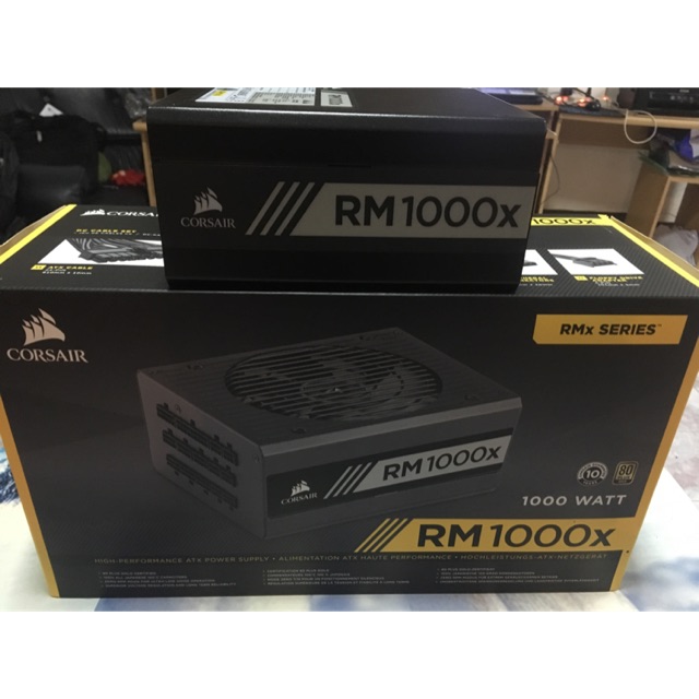 Power Supply Corsair 1000w Rm1000x [ch9020094na] (80+ Gold) Shopee