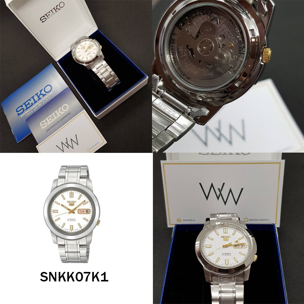 ภาพหน้าปกสินค้า[ใส่โค้ดลดเพิ่ม] ของแท้ นาฬิกาข้อมือ ผู้ชาย Seiko Sport 5 Automatic สายสแตนเลส พร้อมกล่อง [1] จากร้าน wanwela.watch บน Shopee